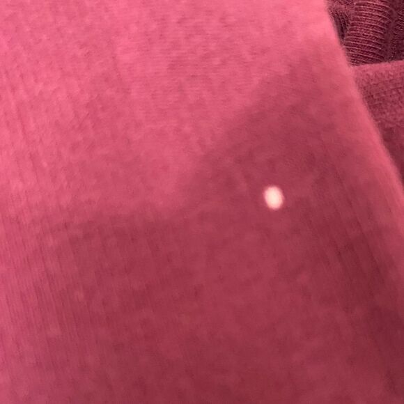 Sport Savvy women’s snap button burgundy jacket size small cream rivets size M - Picture 3 of 12